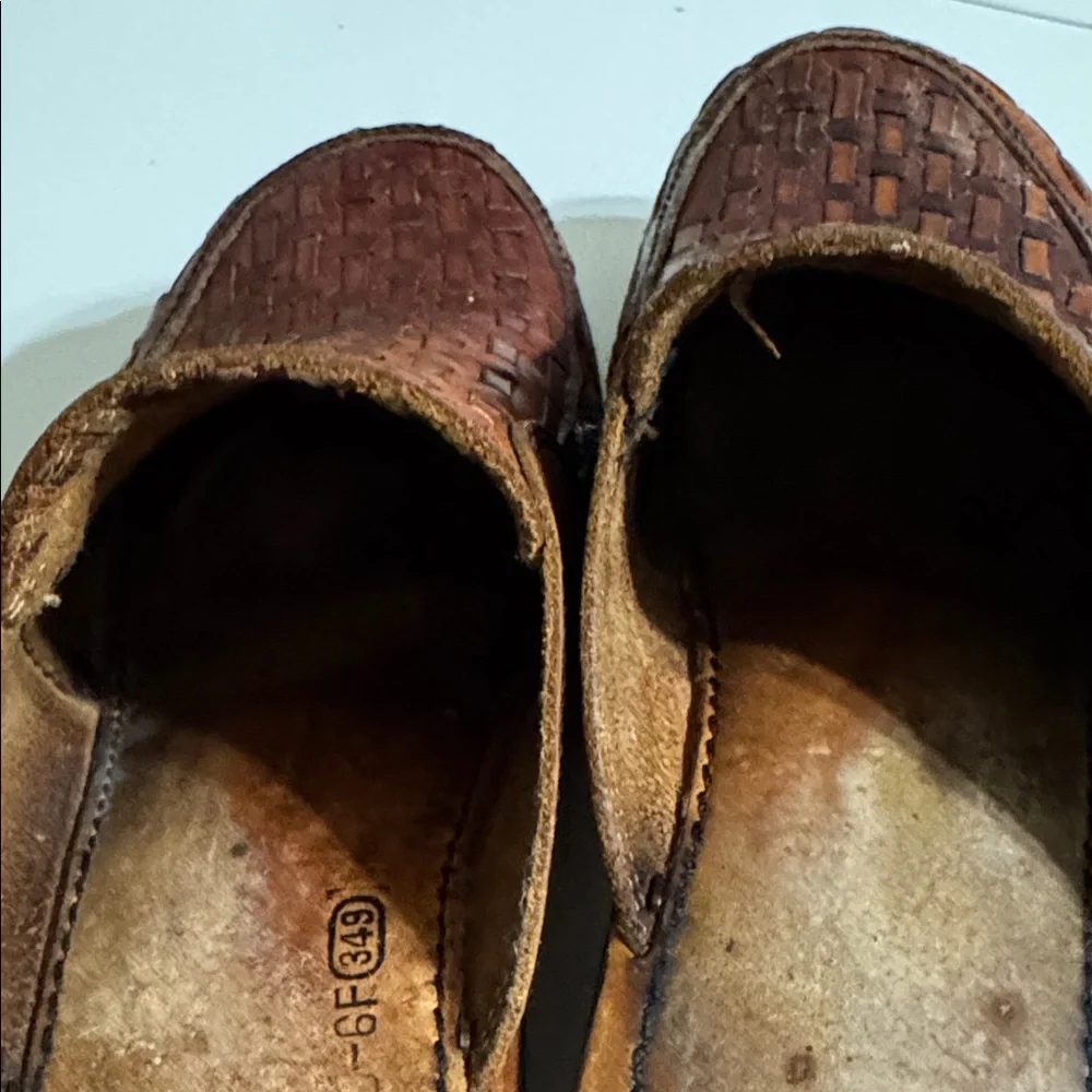 Brown Leather Women's Clogs - Picture 13 of 16